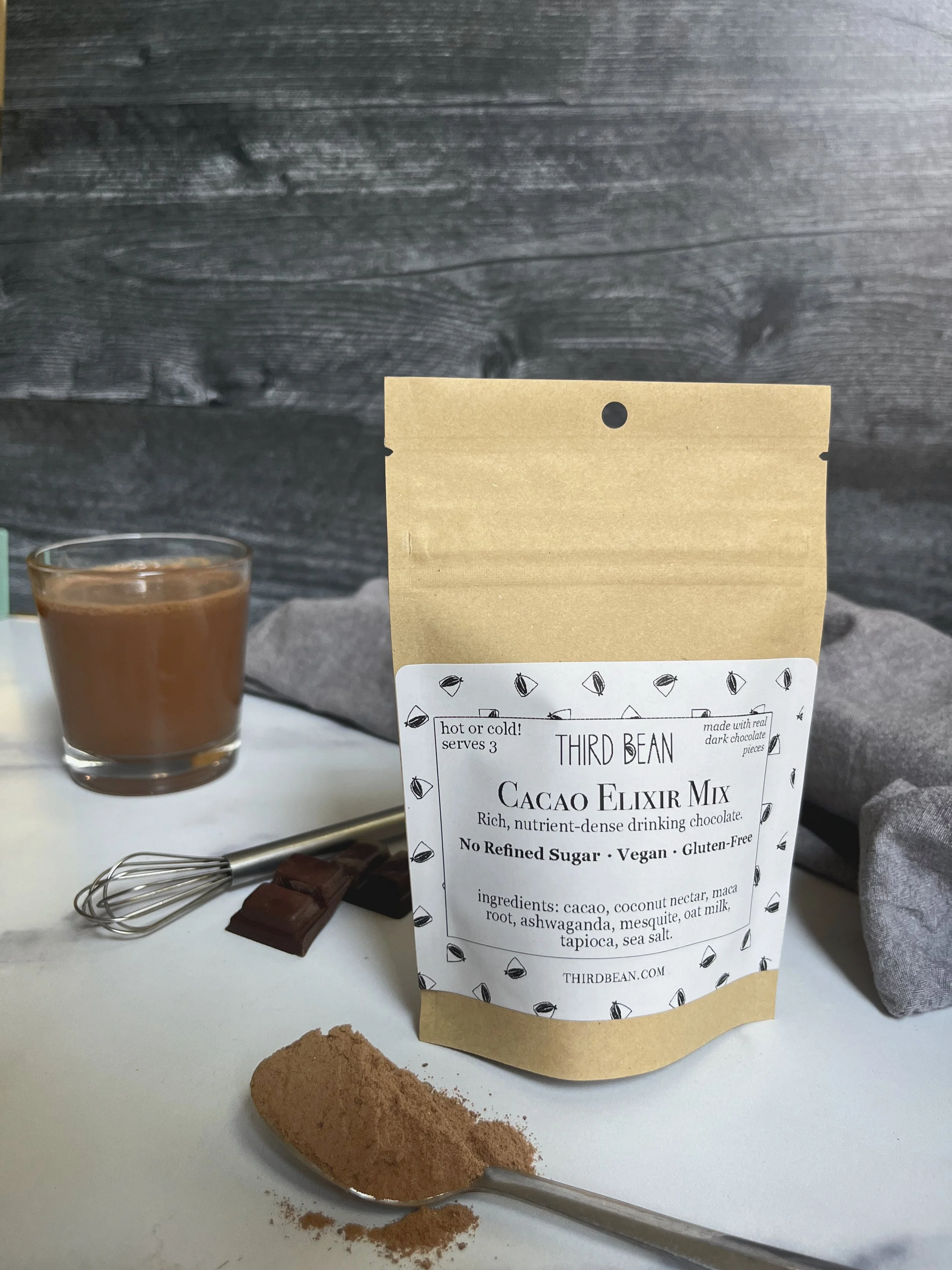 Cacao Elixir — Shop- Dark Chocolate - No Refined Sugar - Vegan